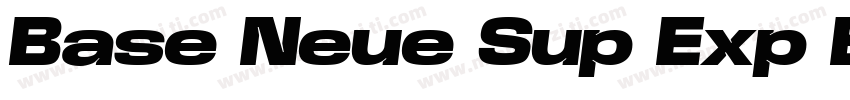 Base Neue Sup Exp Black字体转换